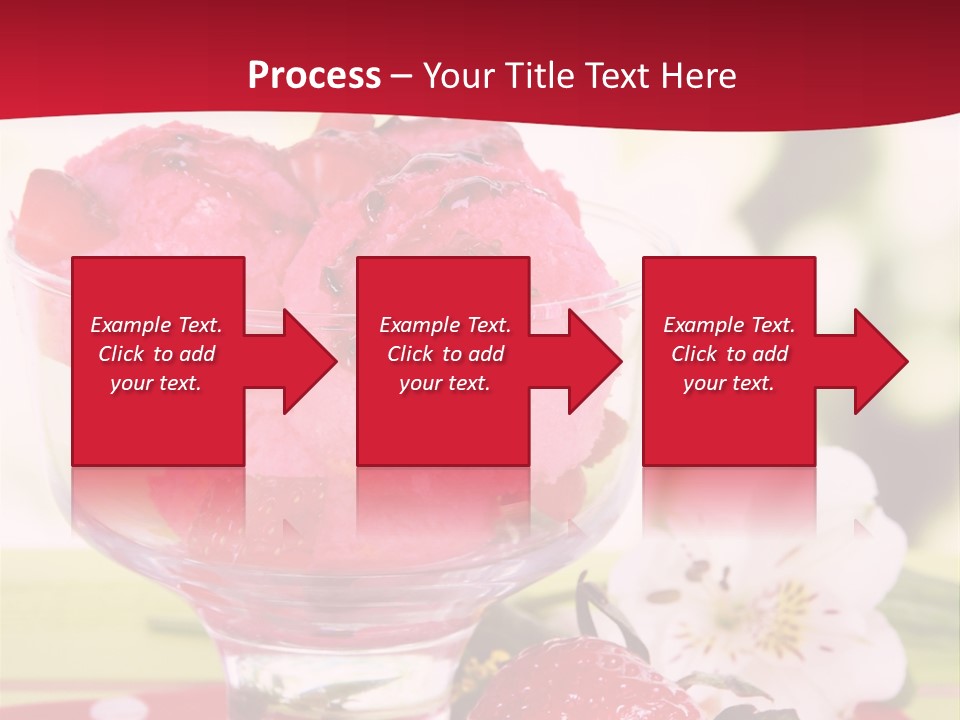 Cold Glass Fruity PowerPoint Template