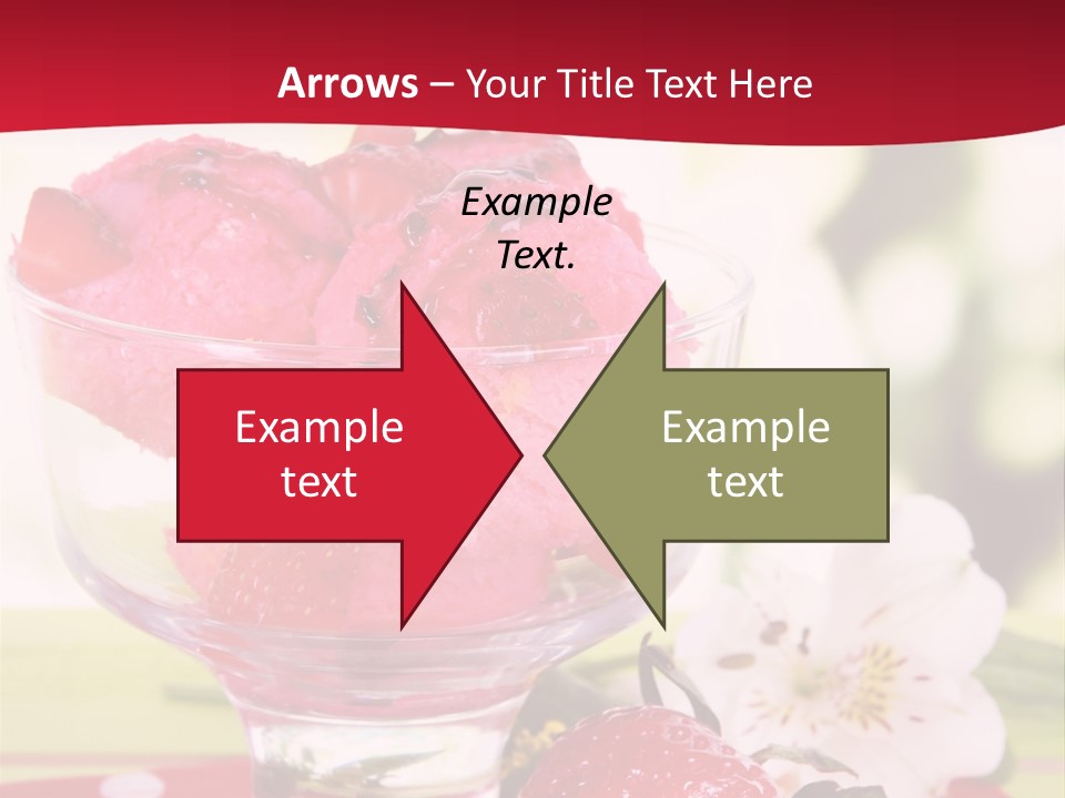 Cold Glass Fruity PowerPoint Template