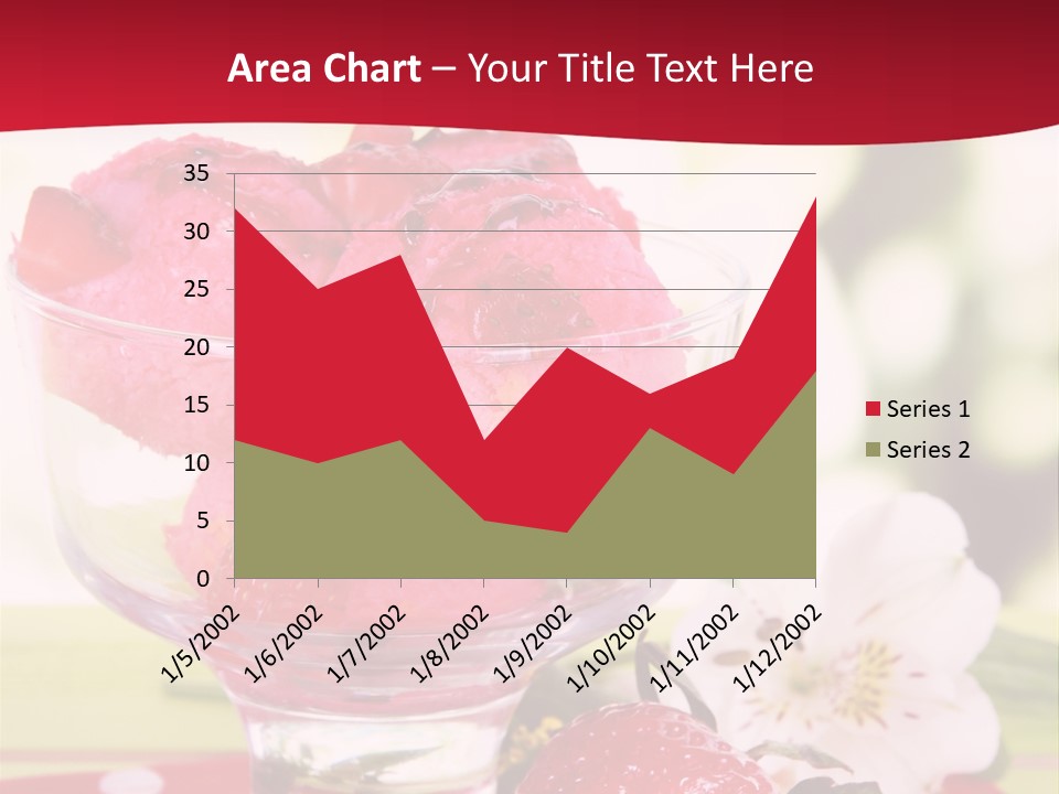 Cold Glass Fruity PowerPoint Template