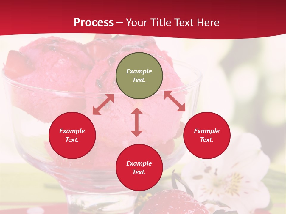 Cold Glass Fruity PowerPoint Template