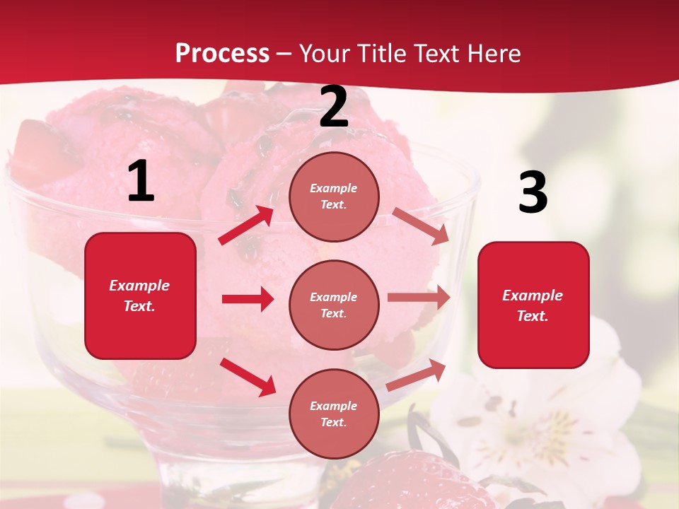 Cold Glass Fruity PowerPoint Template