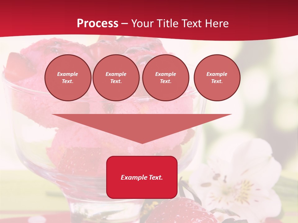 Cold Glass Fruity PowerPoint Template