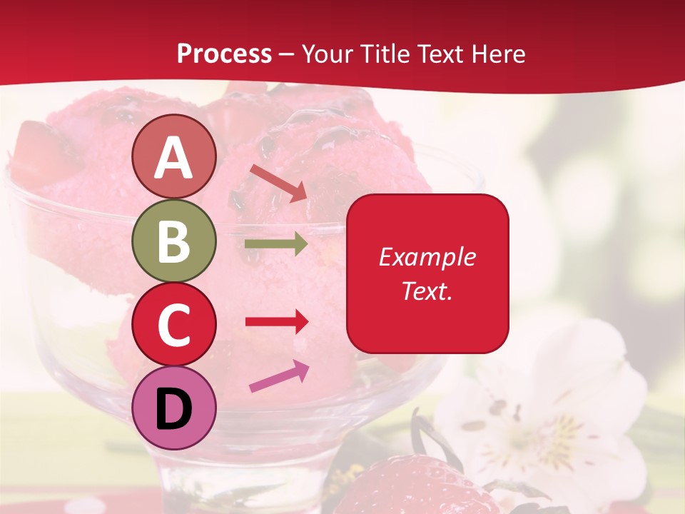 Cold Glass Fruity PowerPoint Template