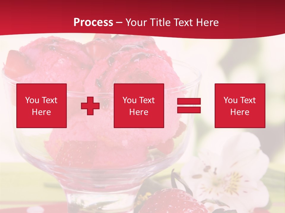 Cold Glass Fruity PowerPoint Template