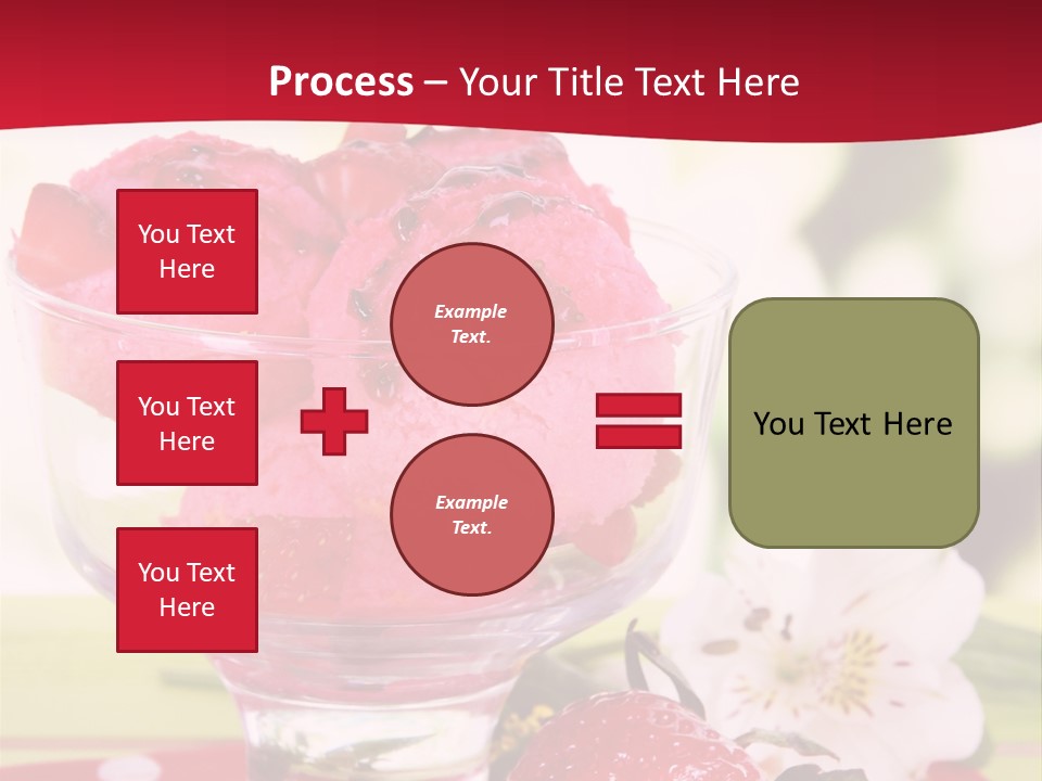 Cold Glass Fruity PowerPoint Template
