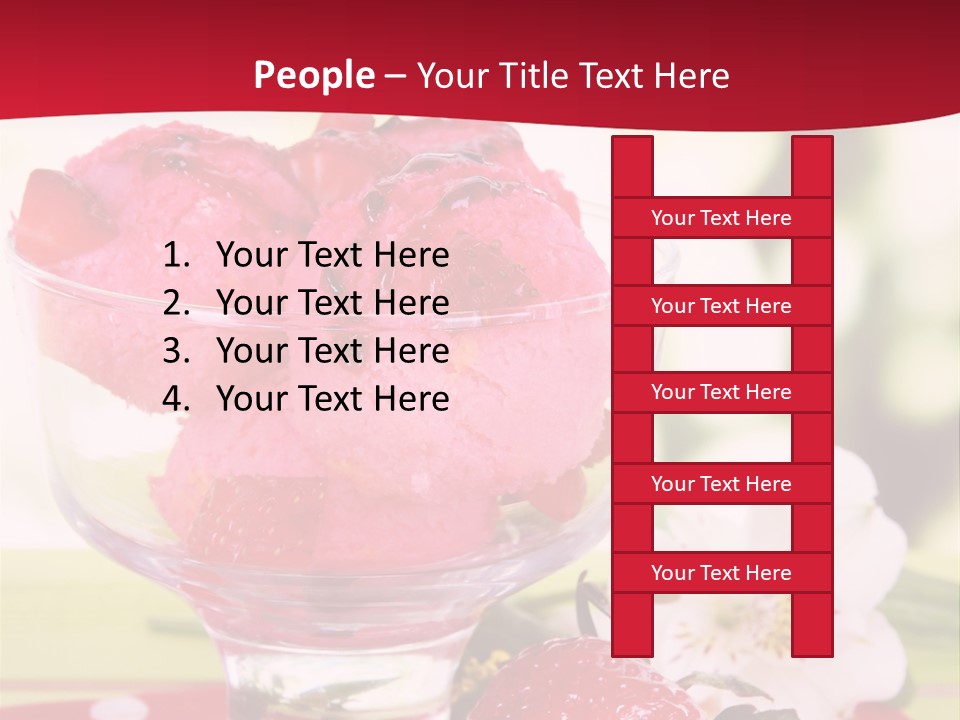 Cold Glass Fruity PowerPoint Template