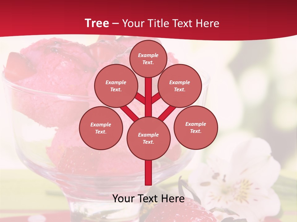 Cold Glass Fruity PowerPoint Template