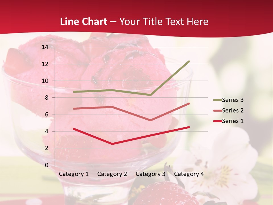 Cold Glass Fruity PowerPoint Template