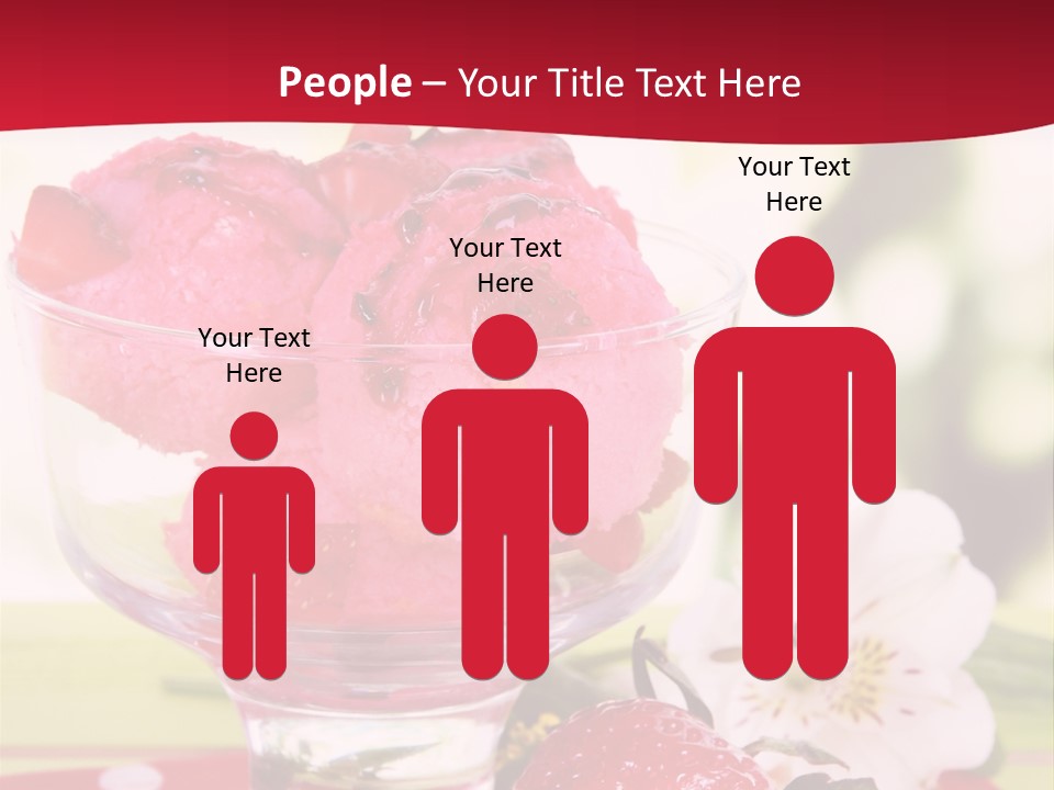 Cold Glass Fruity PowerPoint Template