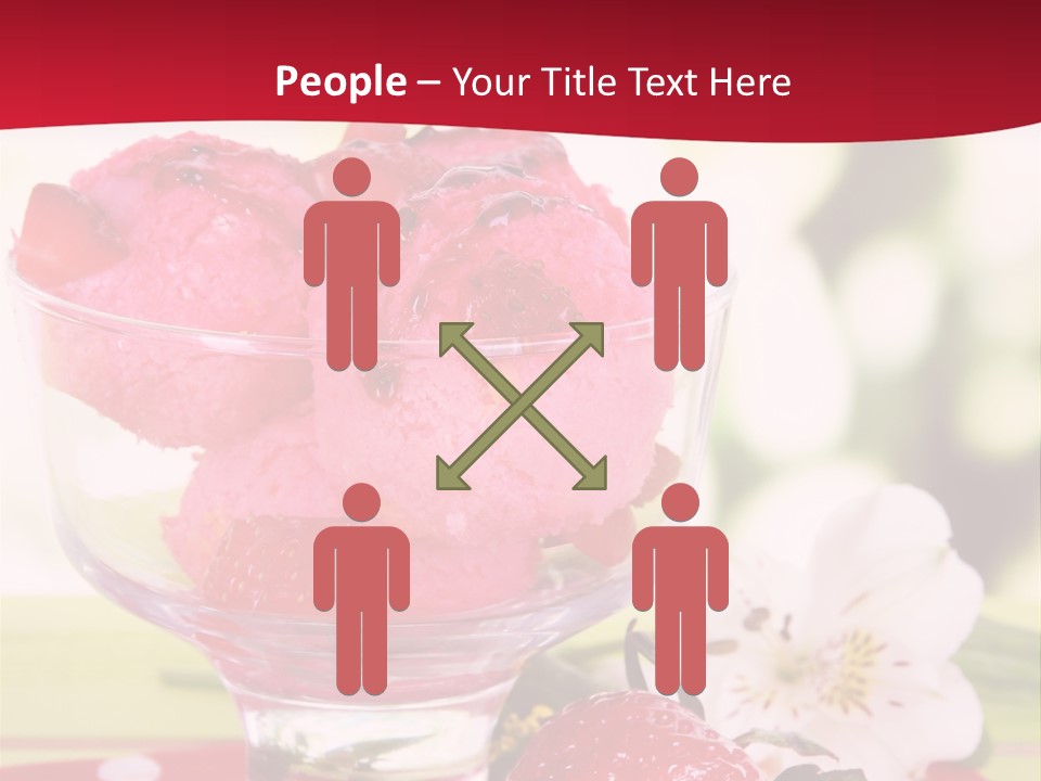 Cold Glass Fruity PowerPoint Template