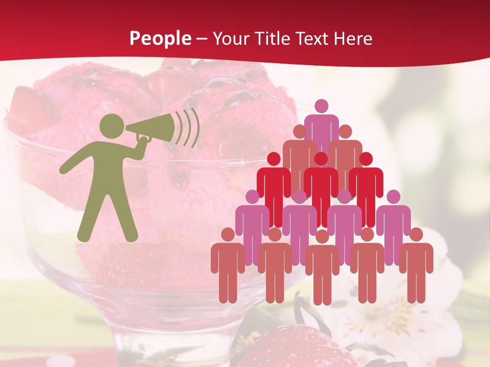 Cold Glass Fruity PowerPoint Template