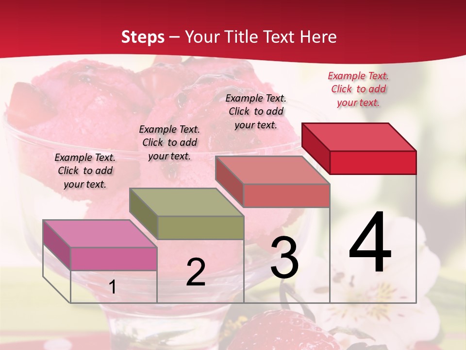 Cold Glass Fruity PowerPoint Template