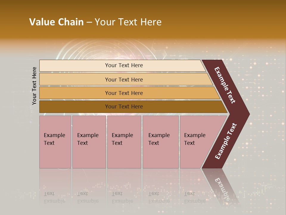 Illustration Brain Rotate PowerPoint Template