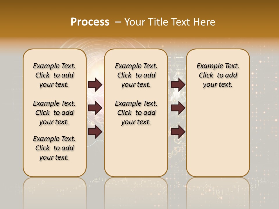 Illustration Brain Rotate PowerPoint Template