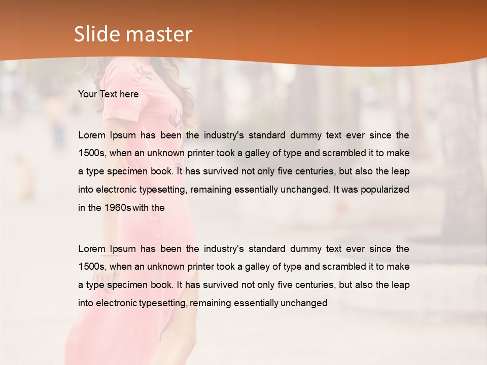 Holiday Path Street PowerPoint Template