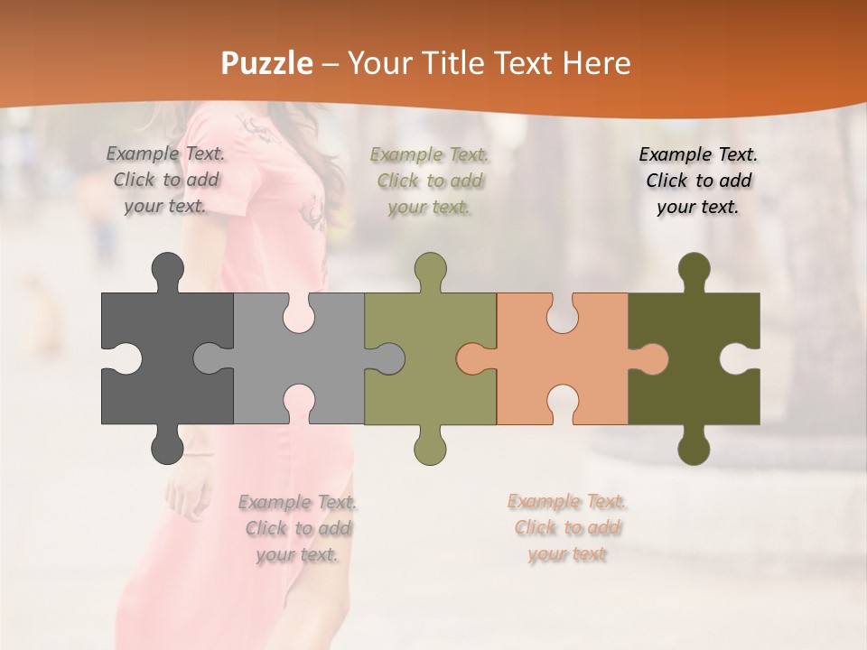 Holiday Path Street PowerPoint Template