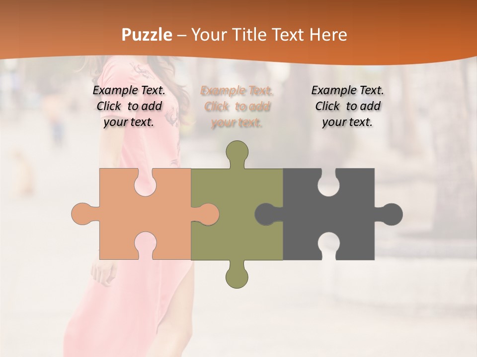 Holiday Path Street PowerPoint Template