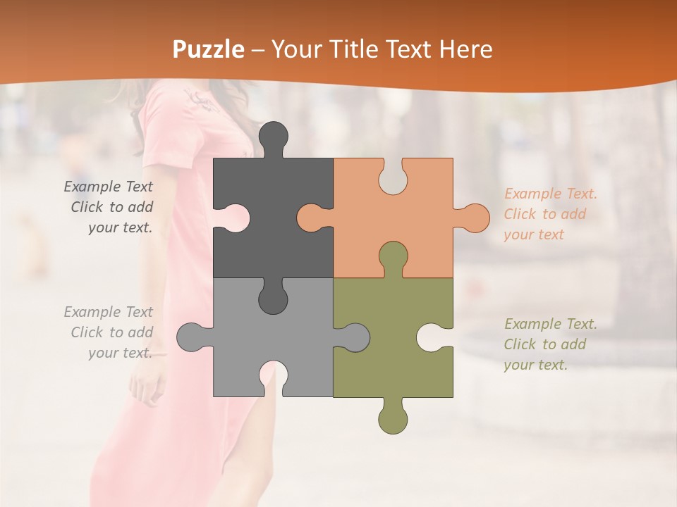 Holiday Path Street PowerPoint Template