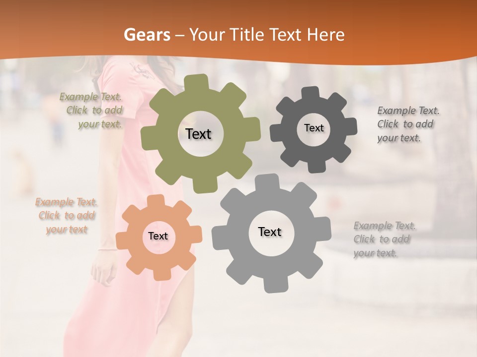 Holiday Path Street PowerPoint Template