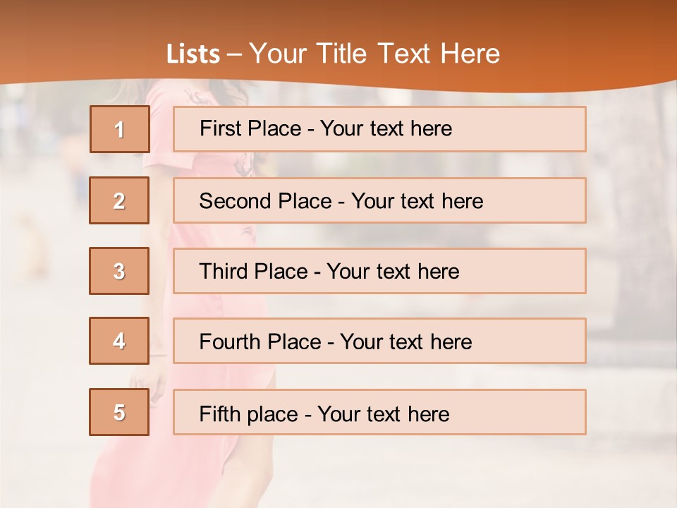 Holiday Path Street PowerPoint Template