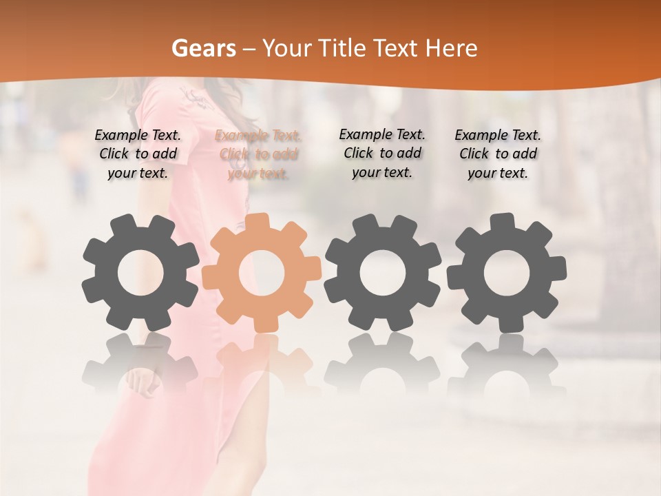 Holiday Path Street PowerPoint Template