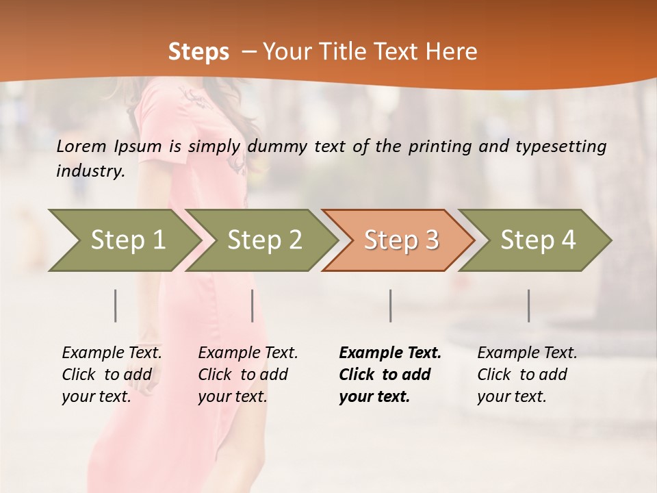 Holiday Path Street PowerPoint Template