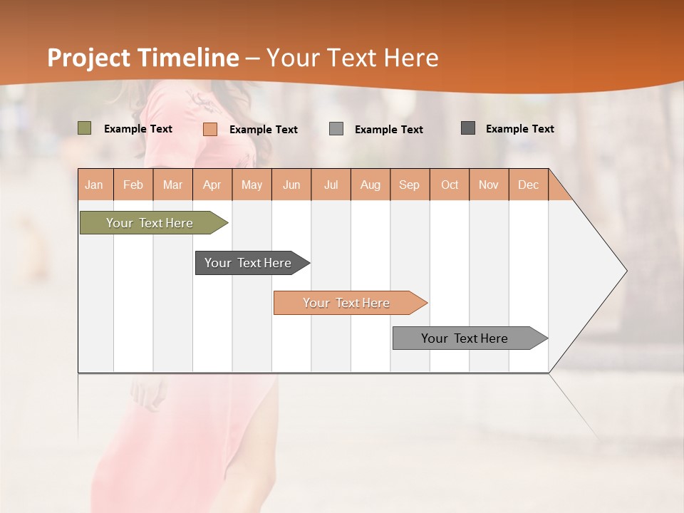 Holiday Path Street PowerPoint Template