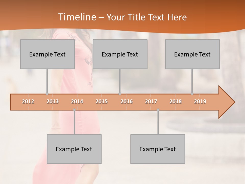 Holiday Path Street PowerPoint Template
