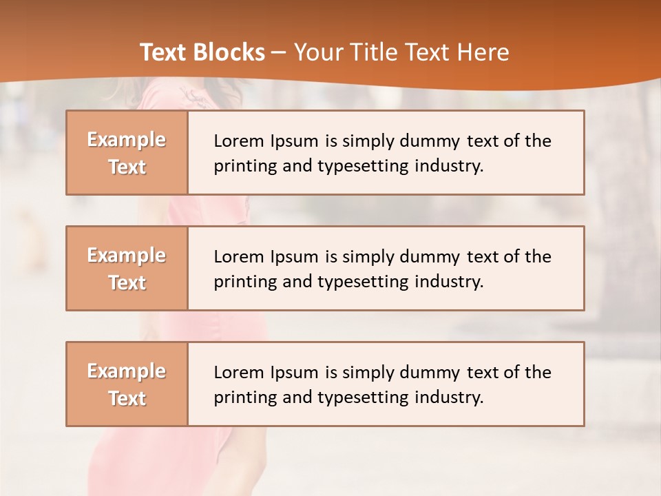 Holiday Path Street PowerPoint Template