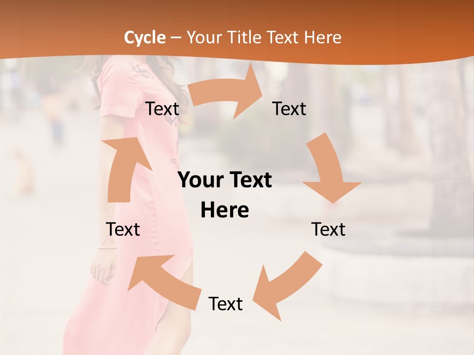 Holiday Path Street PowerPoint Template