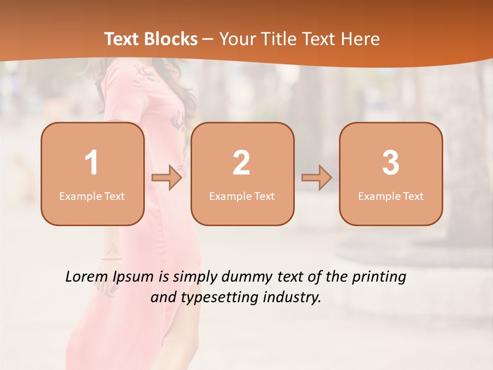 Holiday Path Street PowerPoint Template