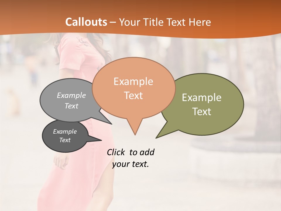 Holiday Path Street PowerPoint Template