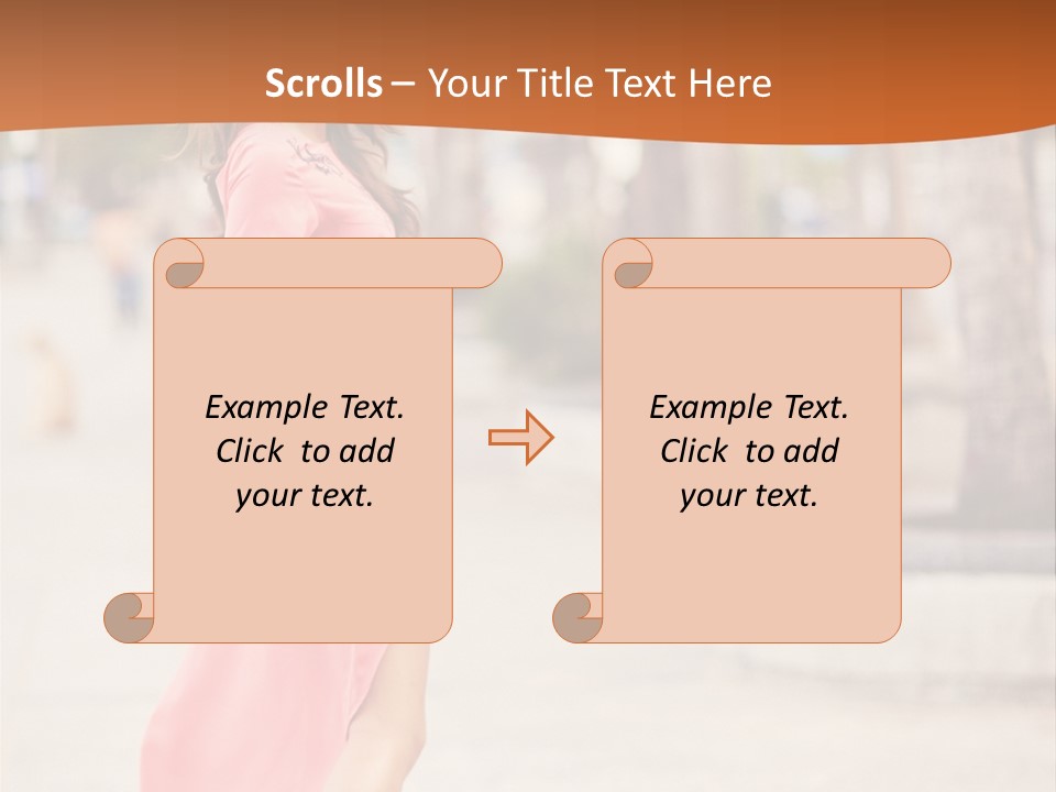 Holiday Path Street PowerPoint Template