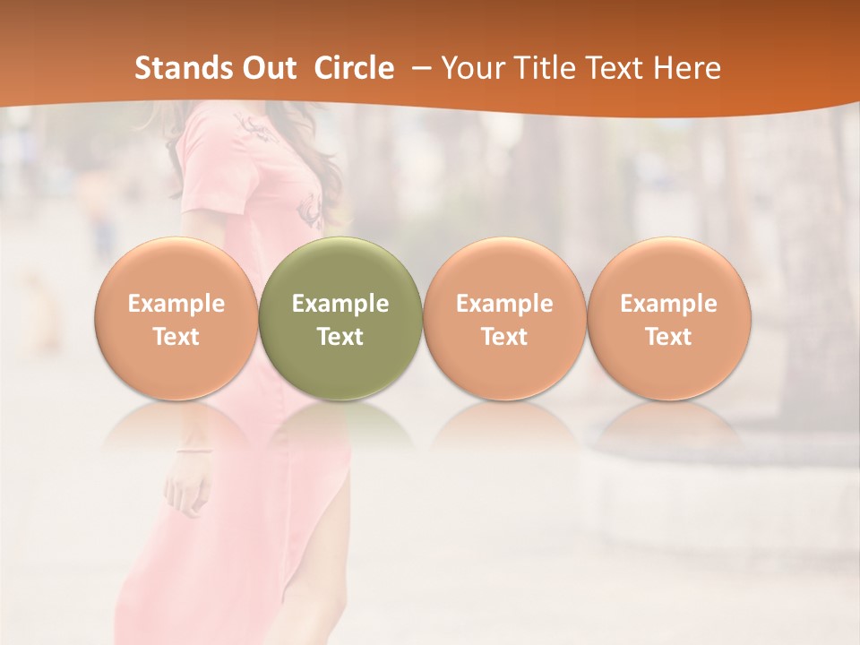 Holiday Path Street PowerPoint Template