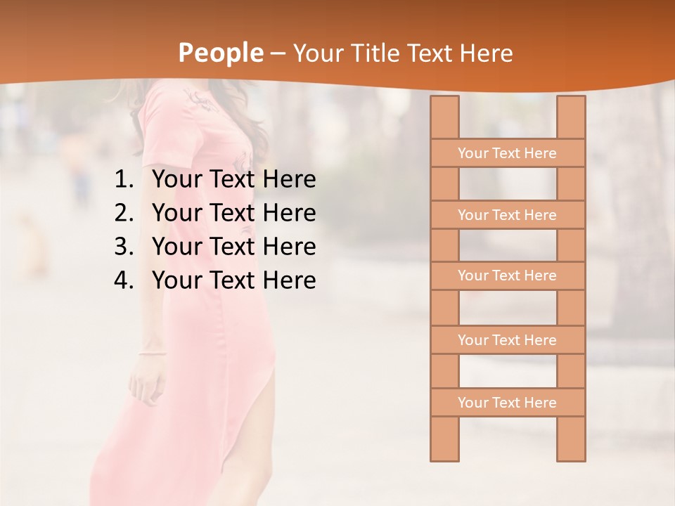 Holiday Path Street PowerPoint Template