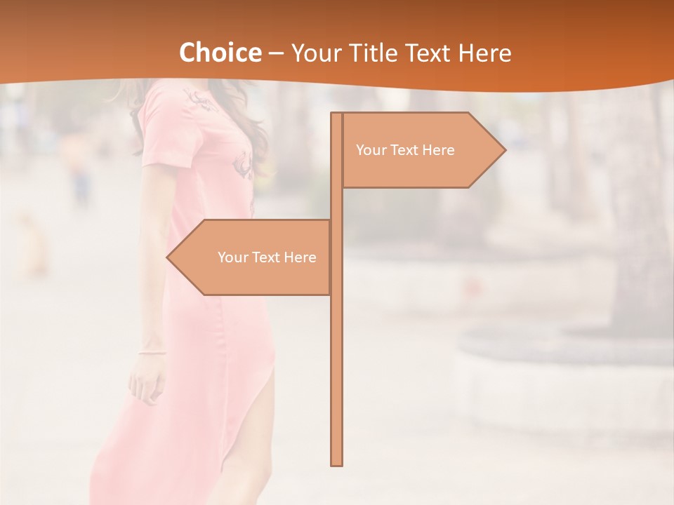 Holiday Path Street PowerPoint Template