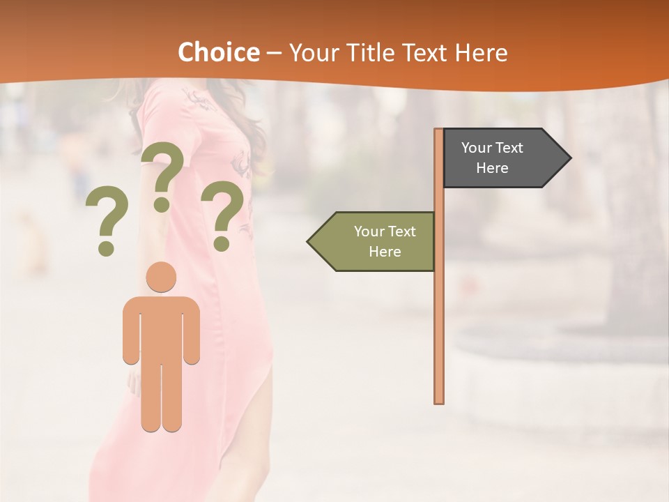 Holiday Path Street PowerPoint Template