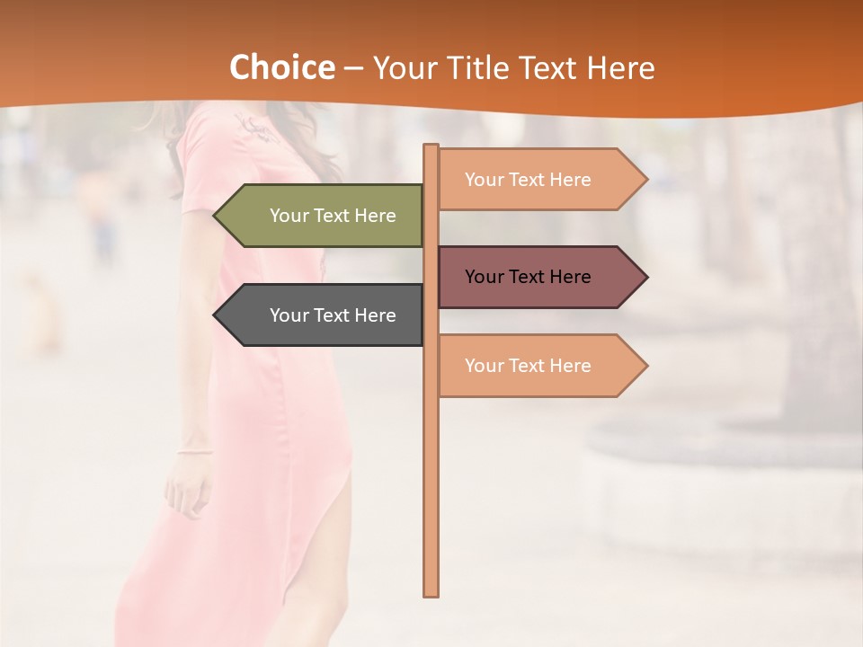 Holiday Path Street PowerPoint Template