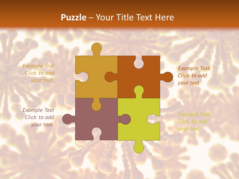 Biology Experiment Virus PowerPoint Template