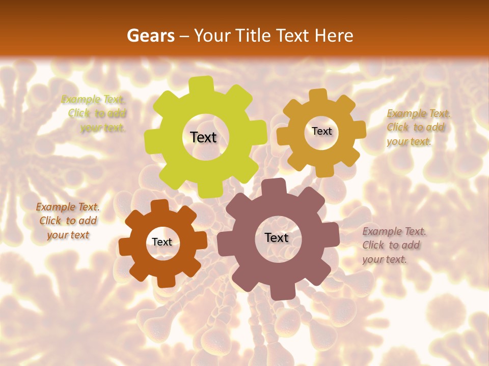 Biology Experiment Virus PowerPoint Template