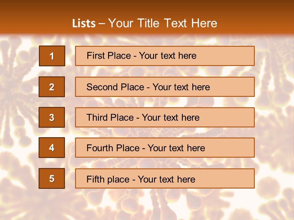 Biology Experiment Virus PowerPoint Template