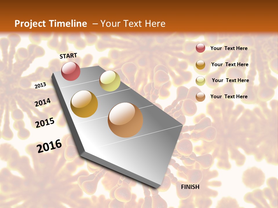 Biology Experiment Virus PowerPoint Template