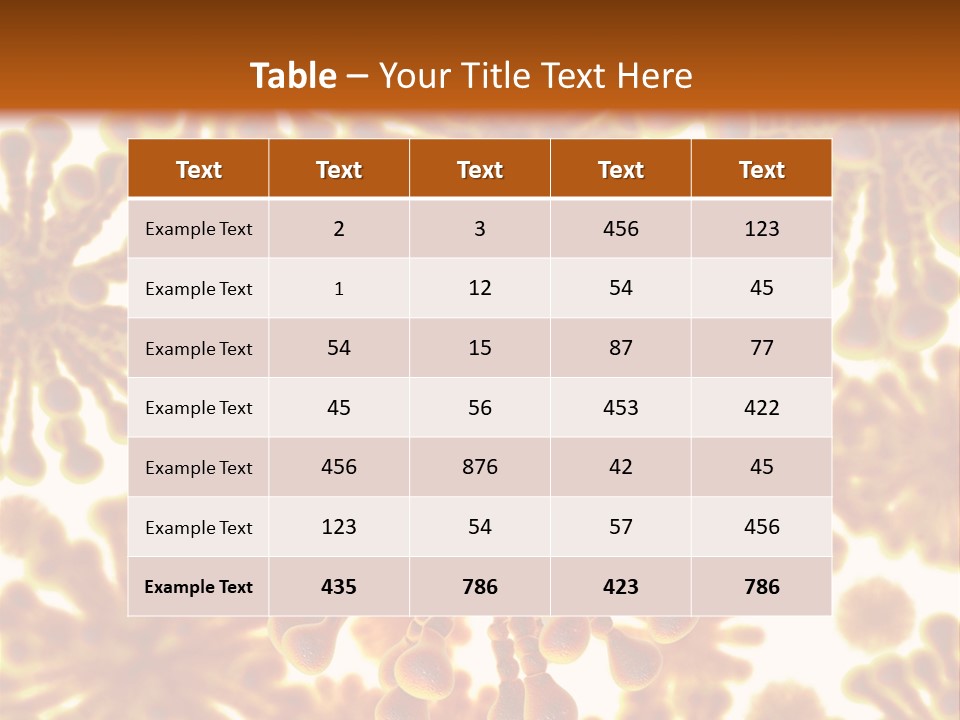 Biology Experiment Virus PowerPoint Template