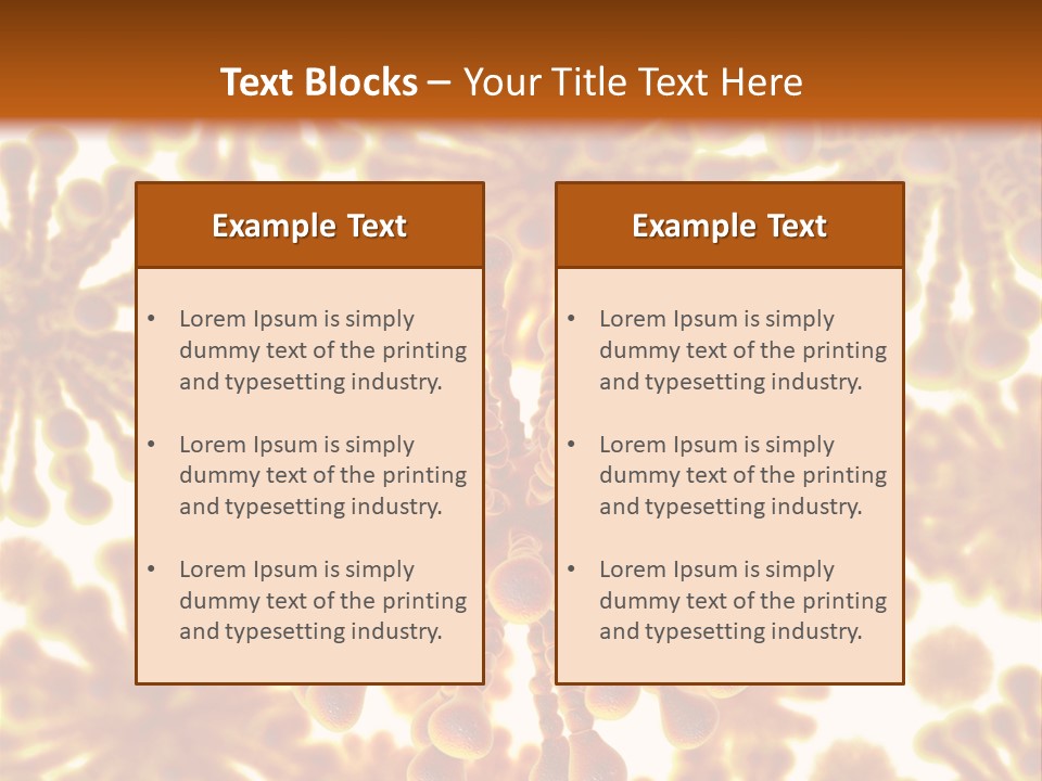 Biology Experiment Virus PowerPoint Template