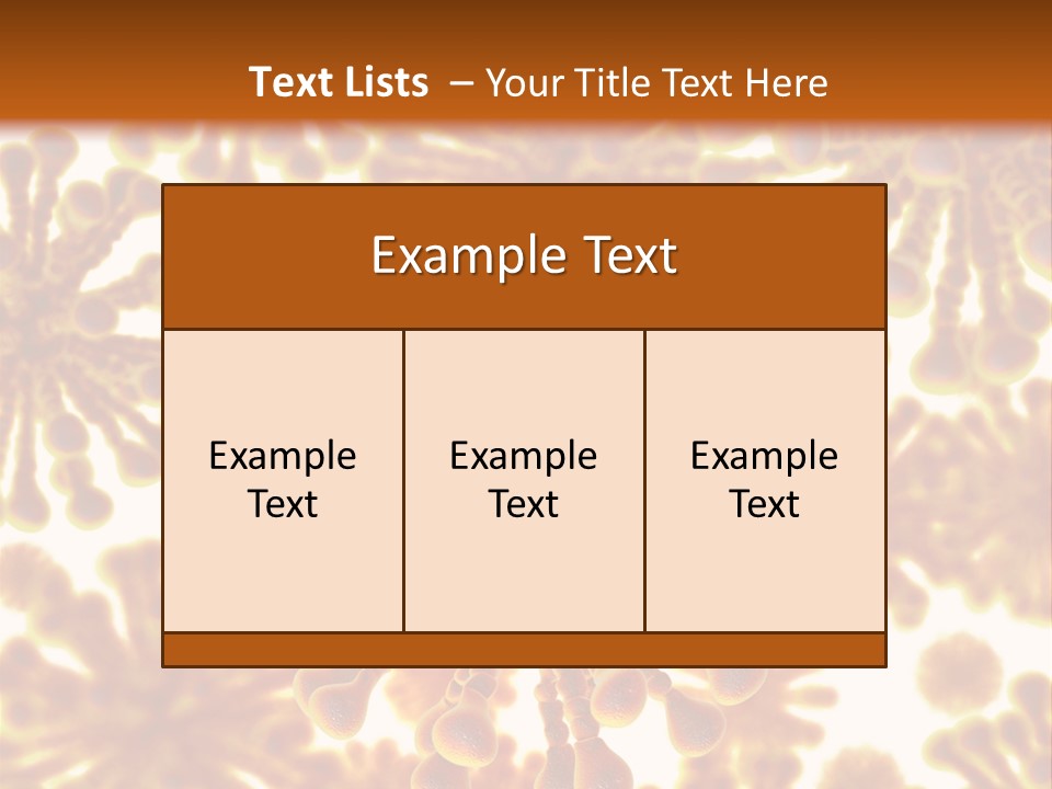 Biology Experiment Virus PowerPoint Template