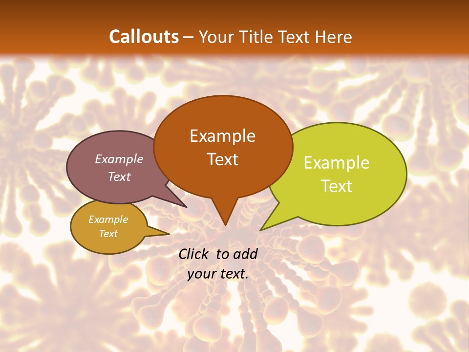 Biology Experiment Virus PowerPoint Template