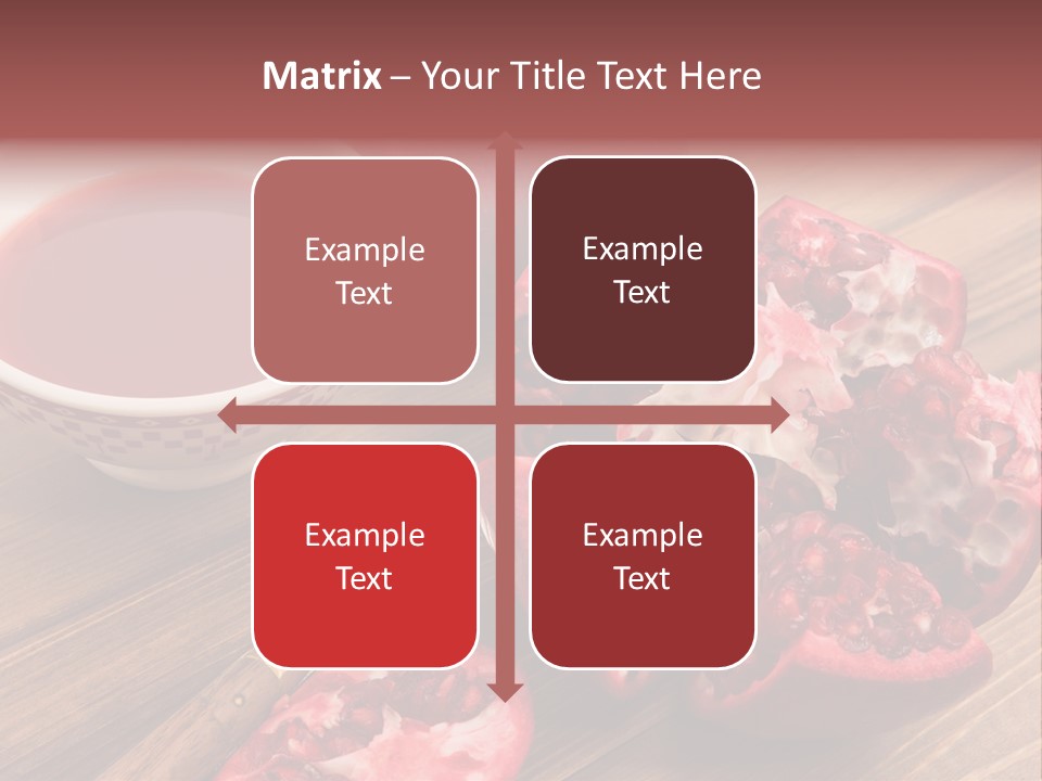 Juice White Cutting PowerPoint Template