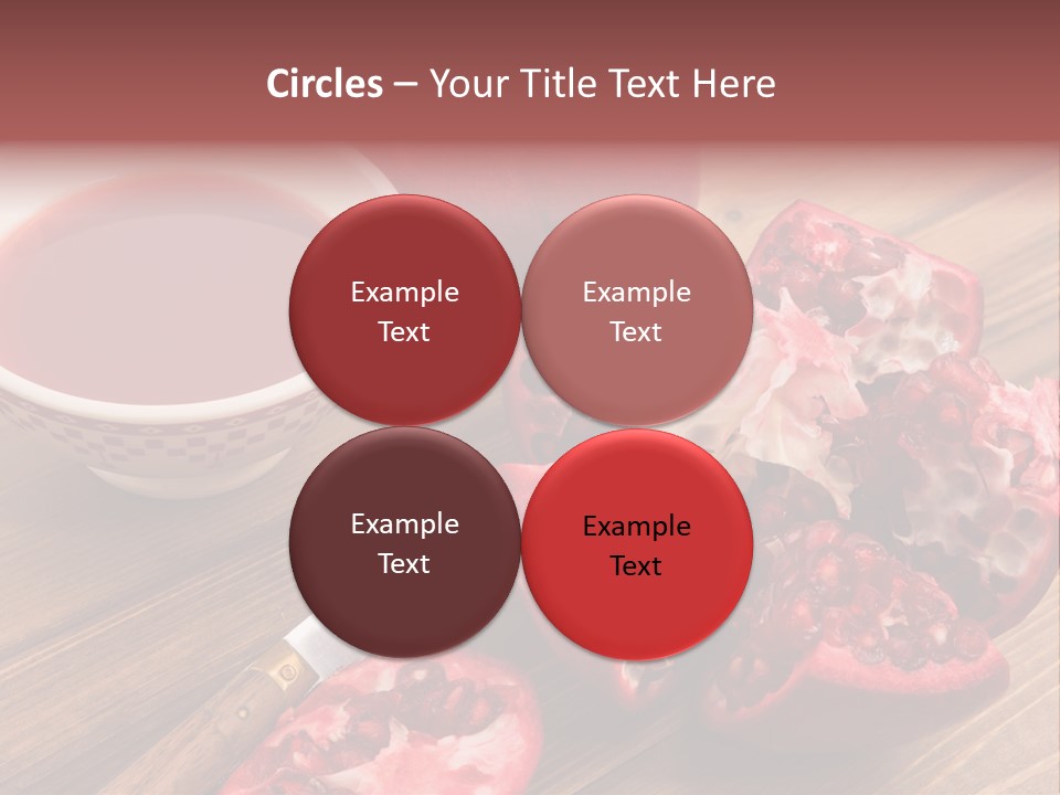 Juice White Cutting PowerPoint Template