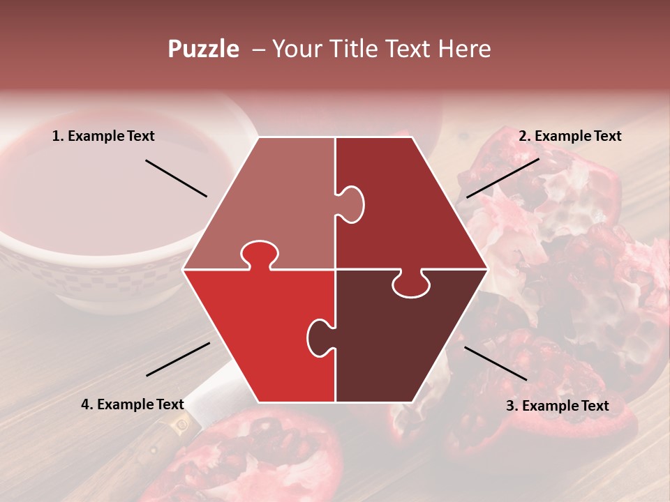 Juice White Cutting PowerPoint Template