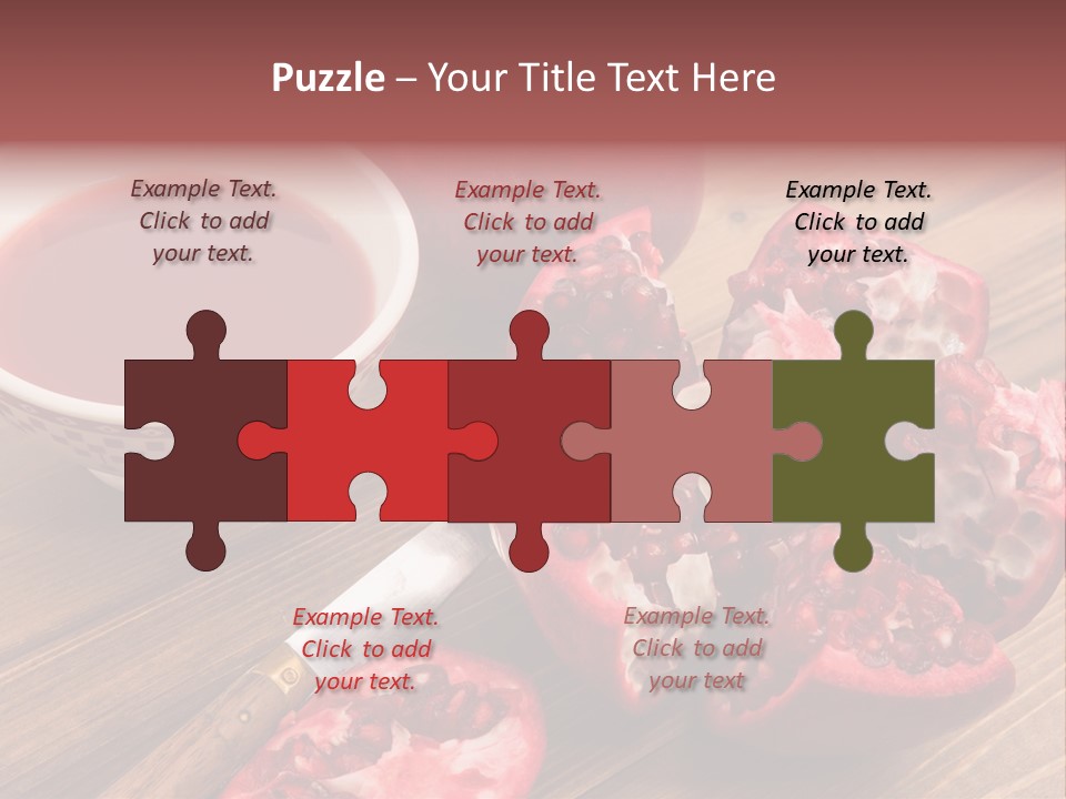 Juice White Cutting PowerPoint Template